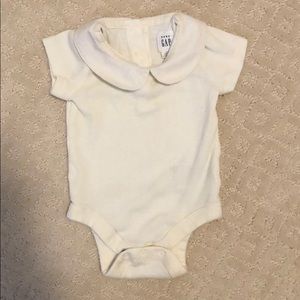 Gap bodysuit with Peter Pan collar